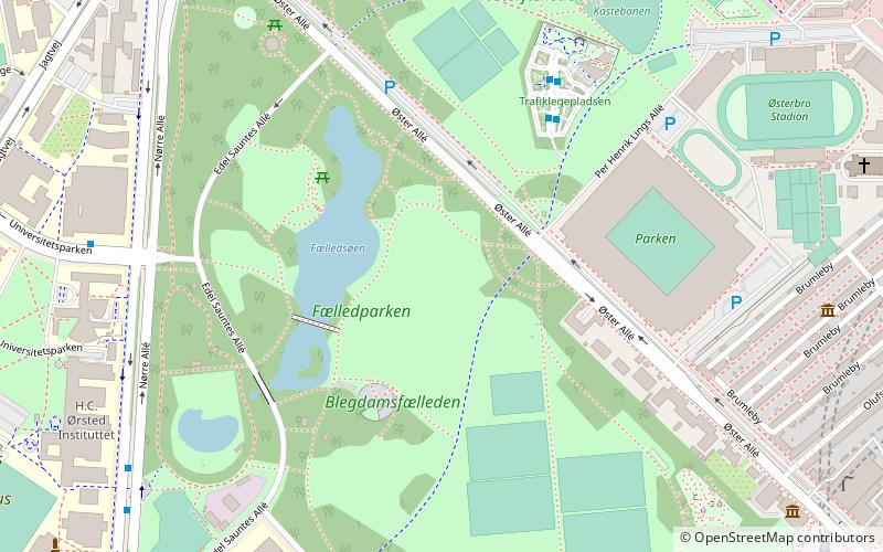 Fælledparken location map