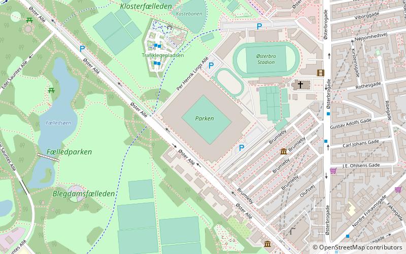 Idrætsparken location map