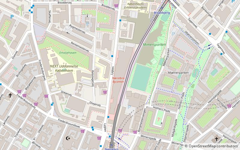 Nørrebro Bycenter location map