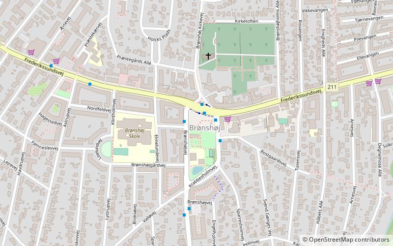 bronshoj copenhague location map