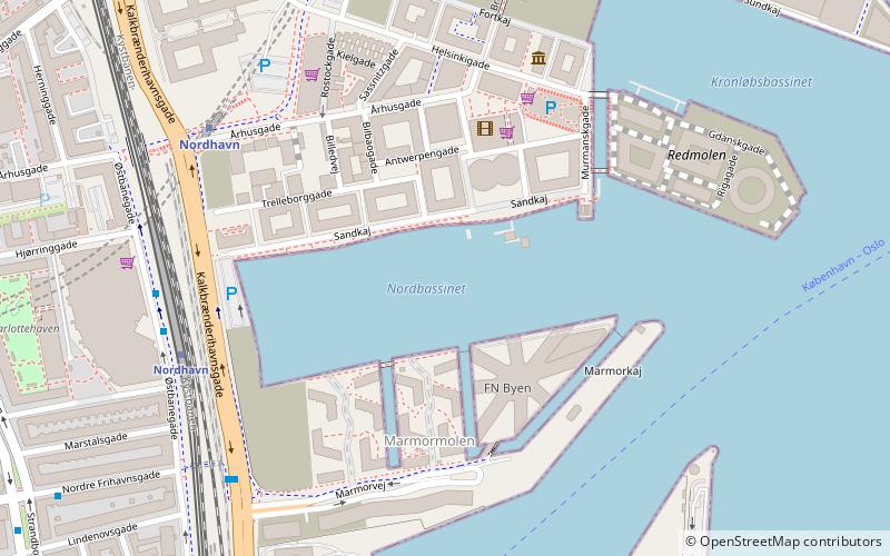 Freeport of Copenhagen location map