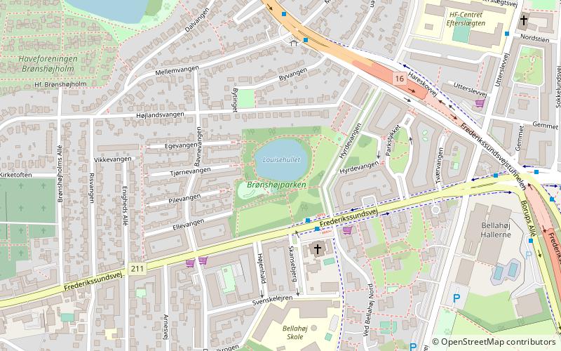 bronshojparken copenhagen location map