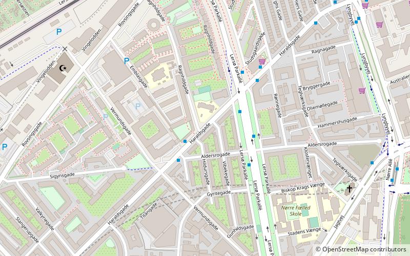 Haraldsgade location map