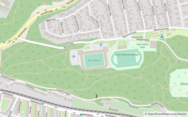 Vejle Stadion location map