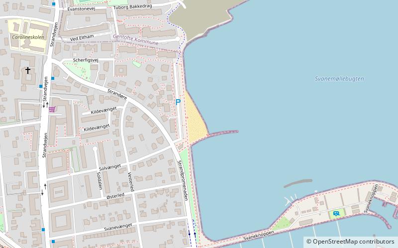 Copenhagen Harbour Baths location map