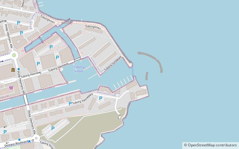Tuborg Havn location map