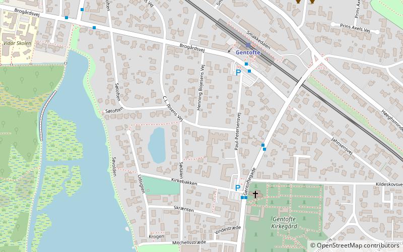 Gentofte location map
