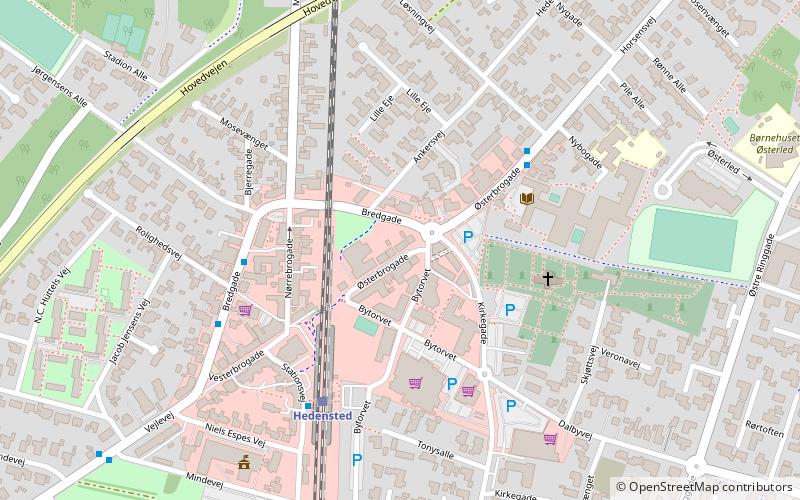 Hedensted location map