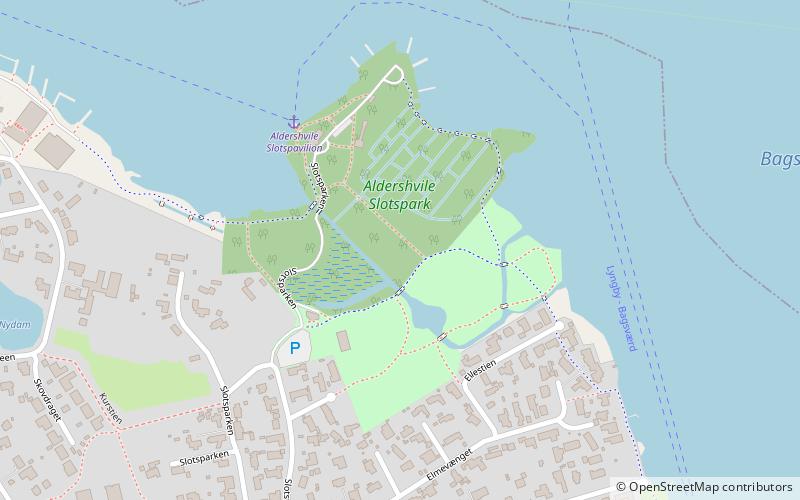 Aldershvile Slotspark location map