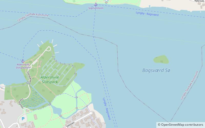 Lake Bagsværd location map