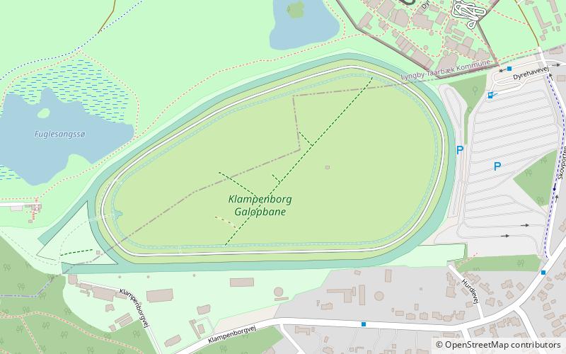 Klampenborg Racecourse location map