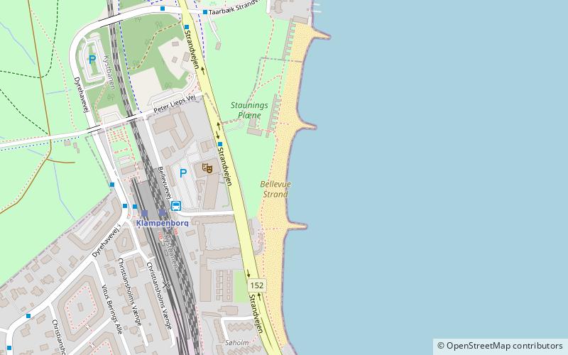 Bellevue Beach location map