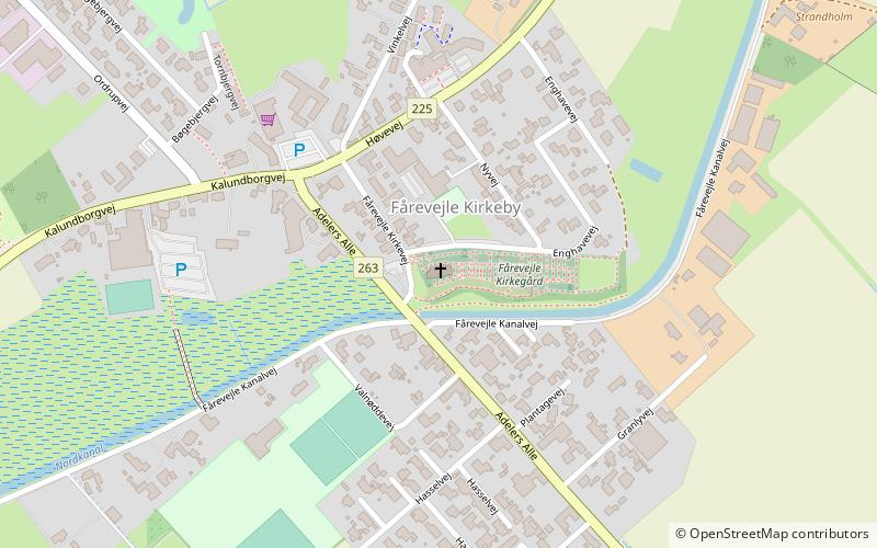 Fårevejle Kirke location map