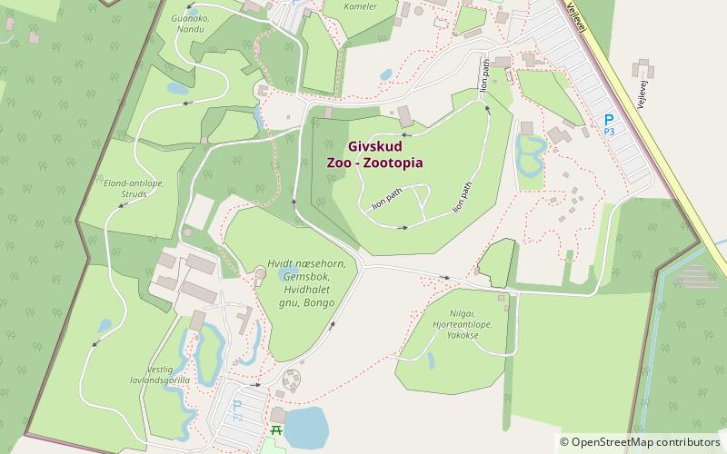 Givskud Zoo location map