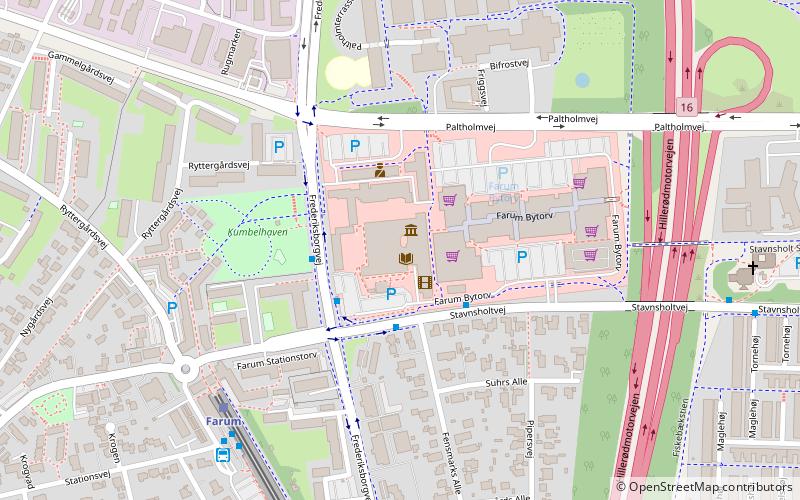 Farum Kulturhus location map