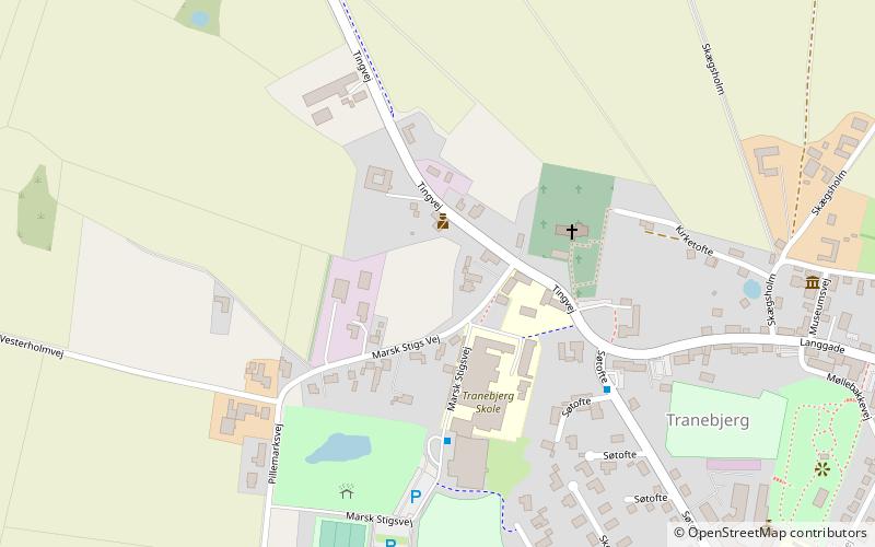 Brattingsborg Castle location map