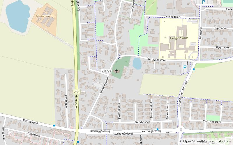 Lynge Kirke location map