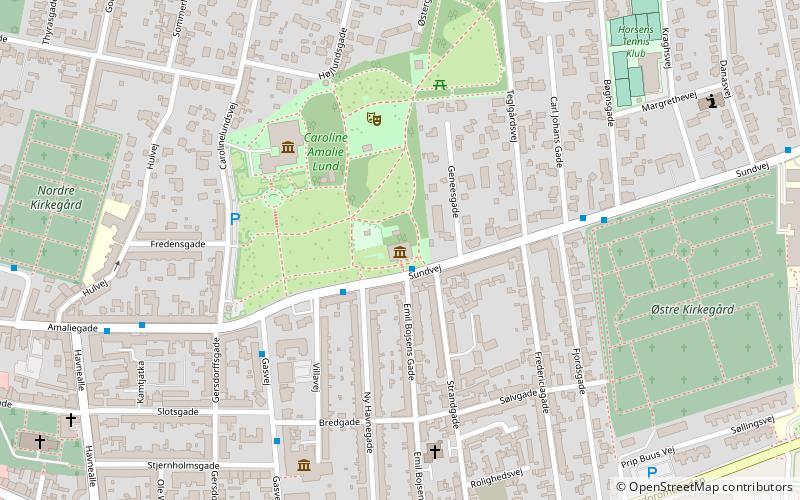 Horsens Museum location map