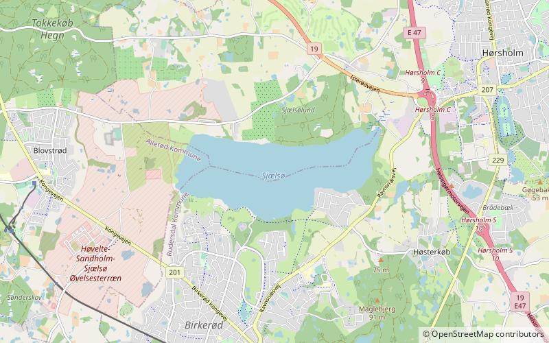 Sjælsø location map