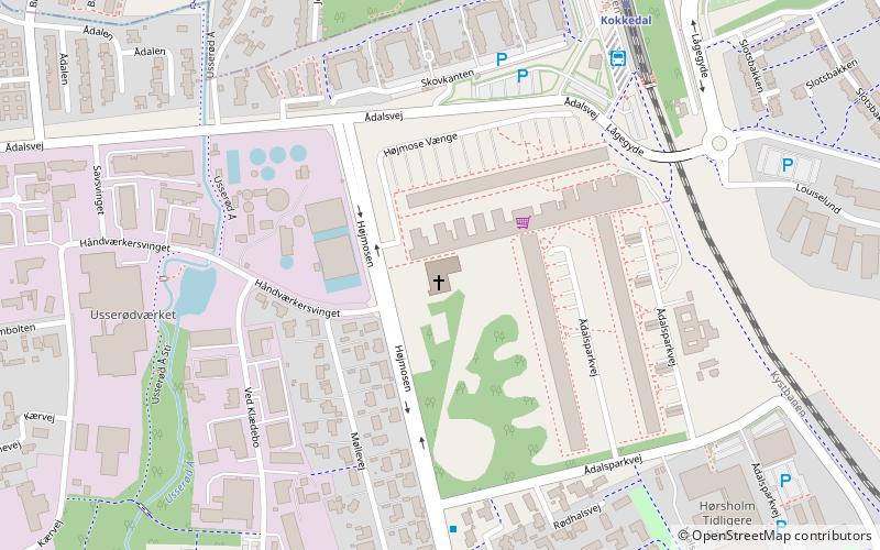 Kokkedal Kirke location map