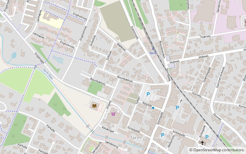 egvad kommune tarm location map
