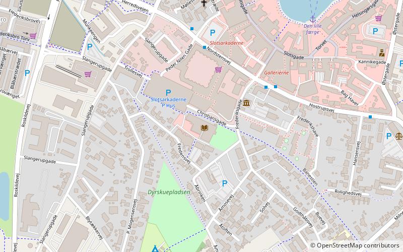 Hillerød Bibliotek location map