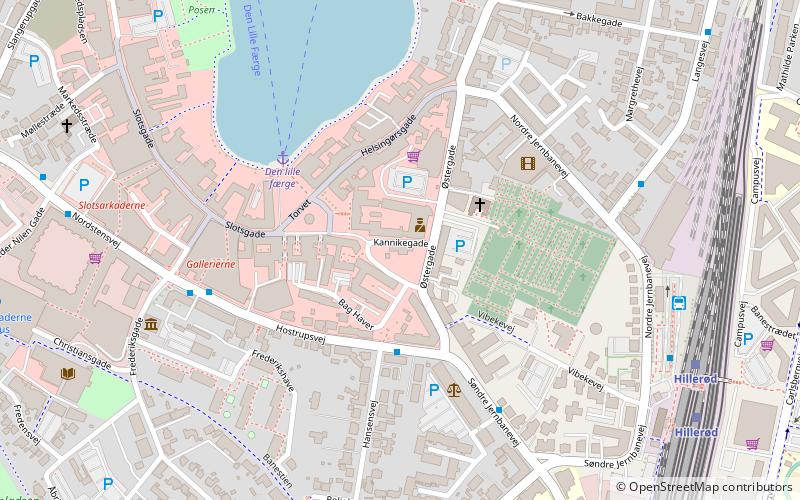 Hillerød Rectory location map