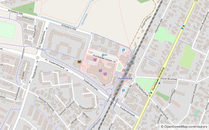 humlebaek center gmina fredensborg location map