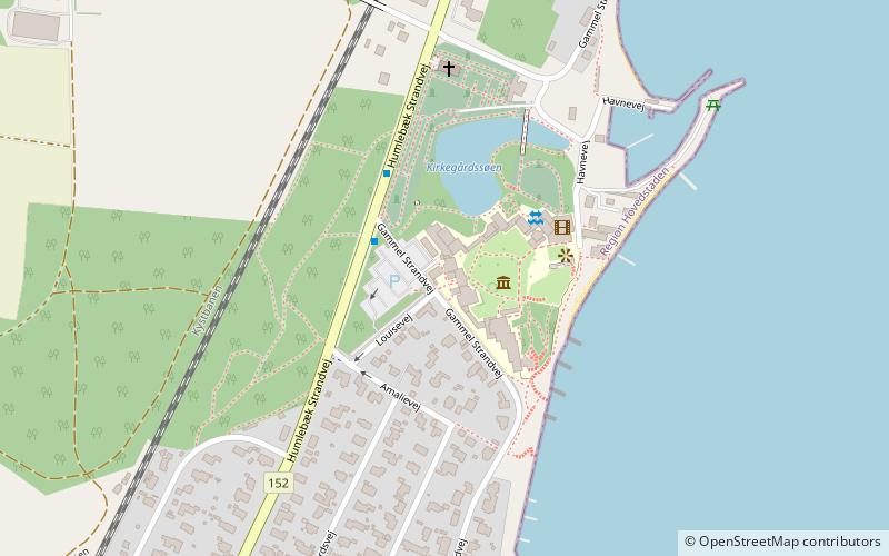 liggende kvinde gmina fredensborg location map