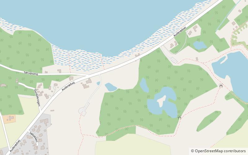Dronningholm Slotsruin location map