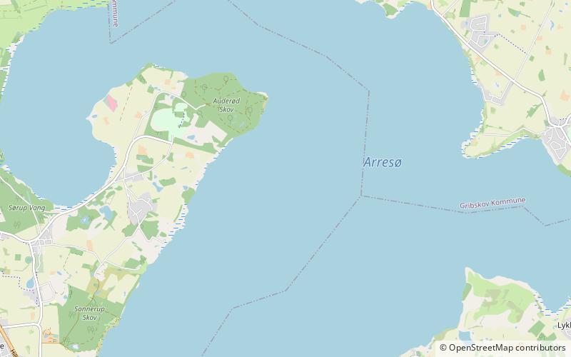 Arresø location map