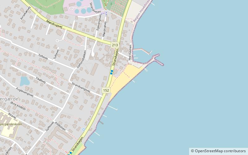 Espergærde Strand location map