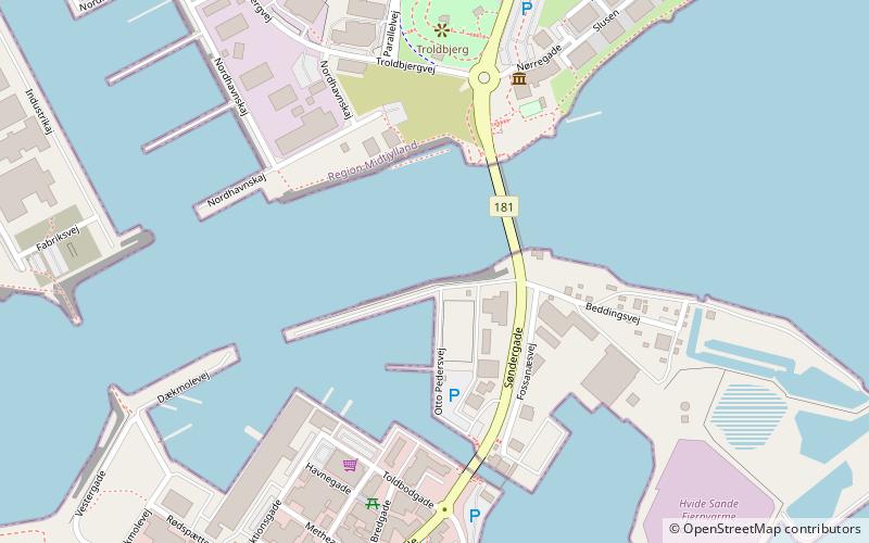 Hvide Sande Havn location map