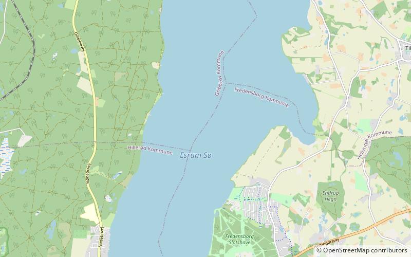 Lac Esrum location map