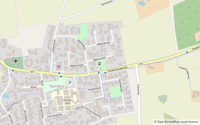 Ramløse Windmill location map