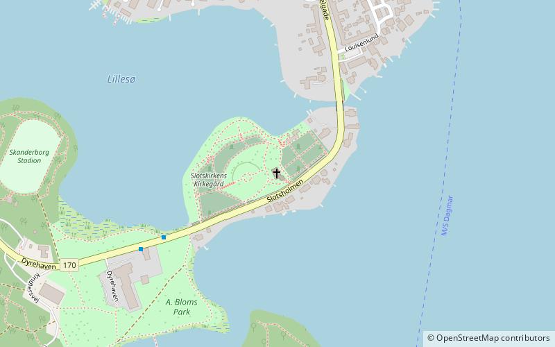 Skanderborg Slotskirke location map