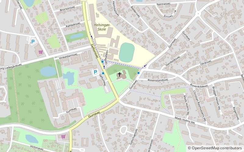 Vestervang Kirke location map