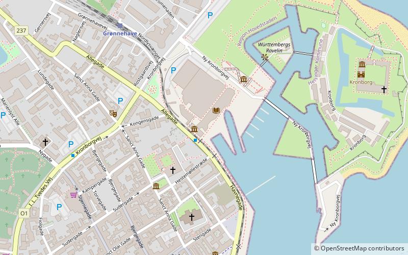 Kulturhavn Kronborg location map