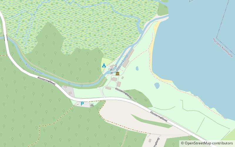 Klostermølle location map