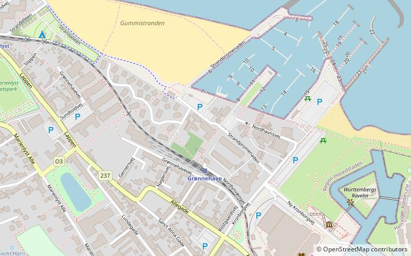 Øresundsakvariet location map