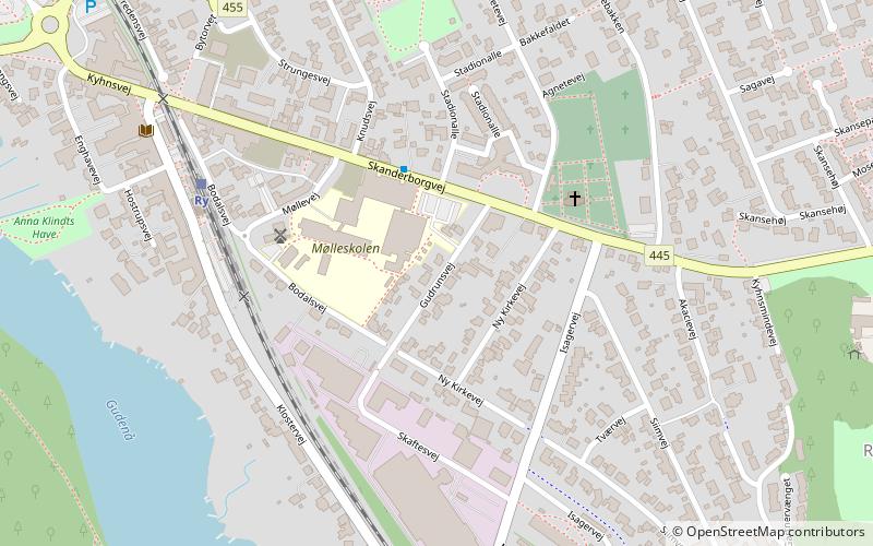 Ry Kommune location map