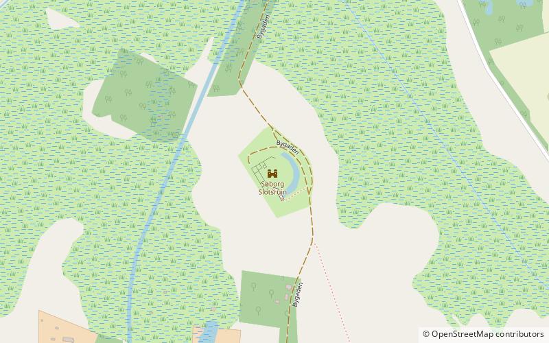 Søborg Castle location map