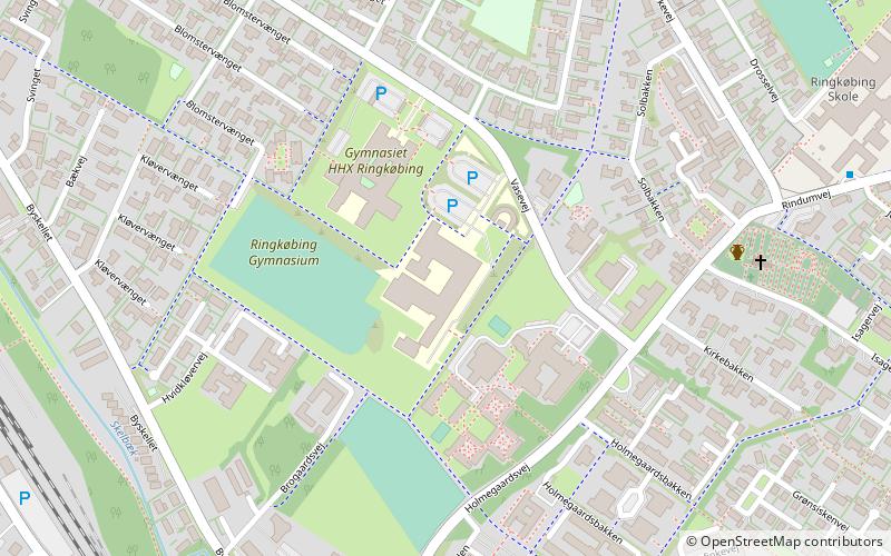 Ringkjøbing Gymnasium location map