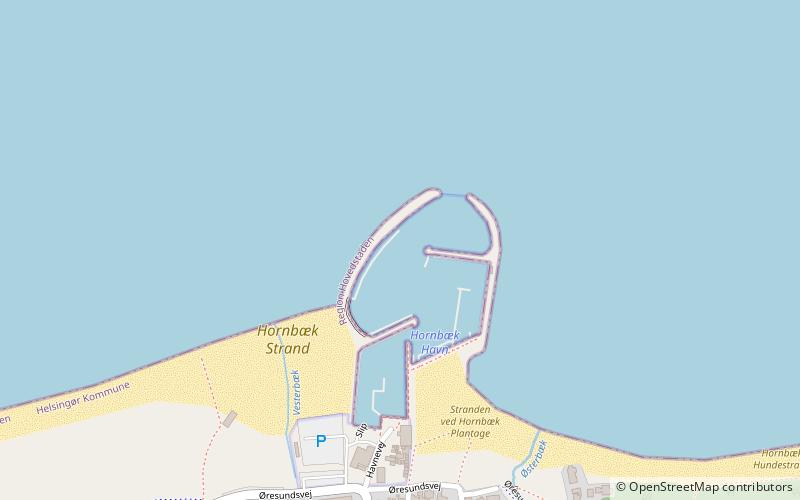 Hornbæk Havn location map