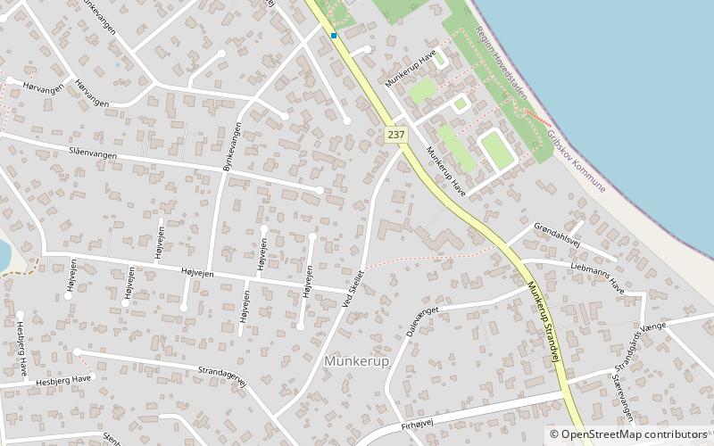 Munkerup location map