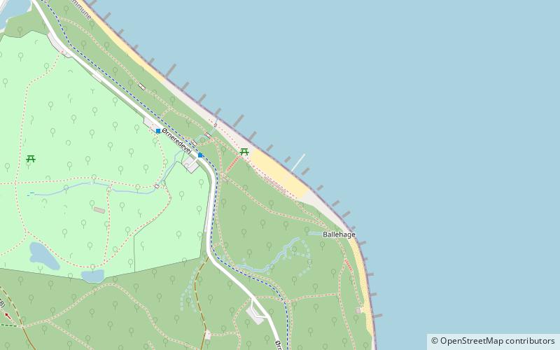Ballehage Beach location map