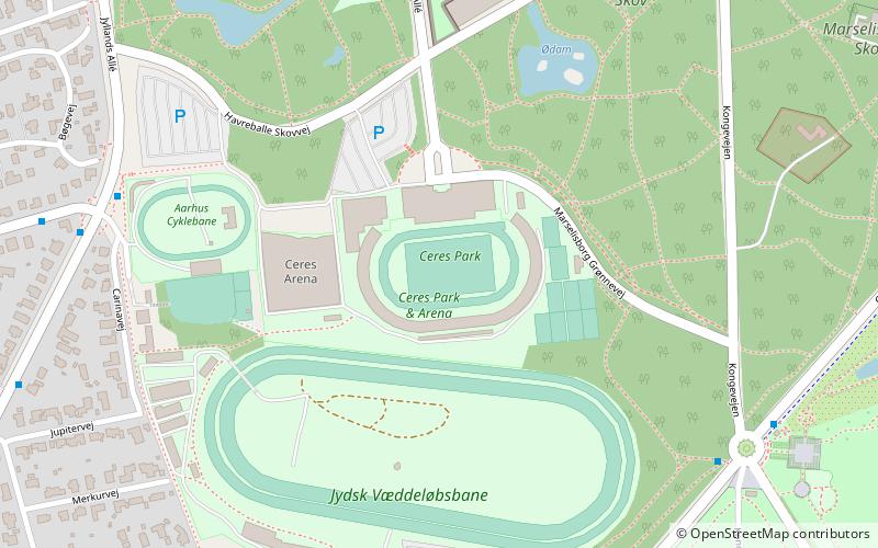 ceres park arena aarhus location map