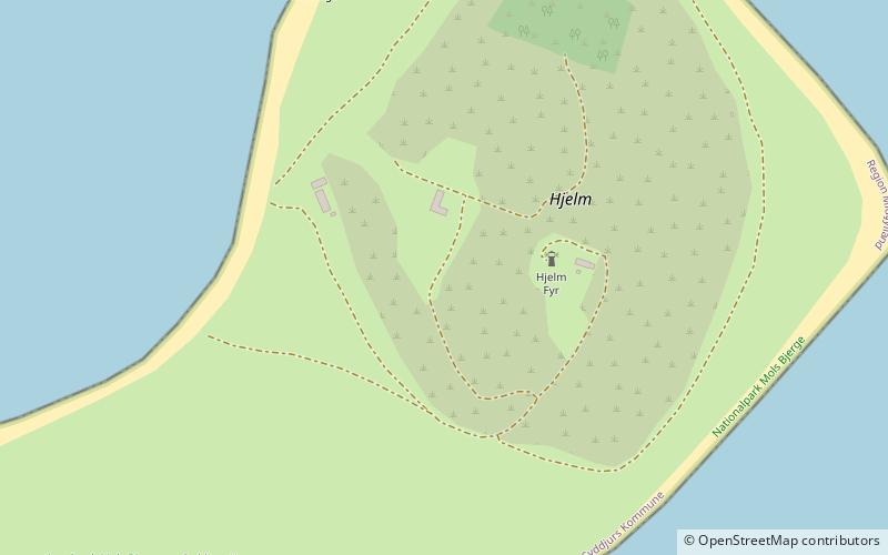 Hjelm location map