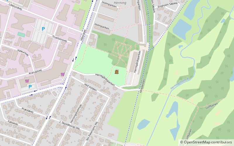 Herningsholm location map
