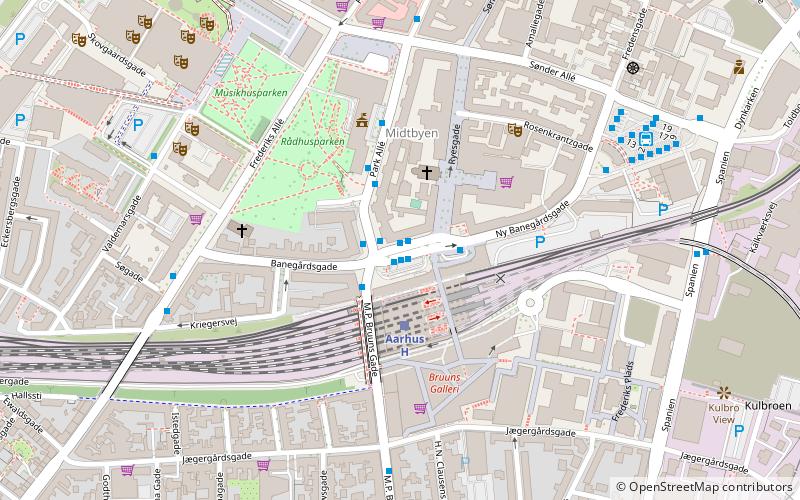 Banegårdsplads location map